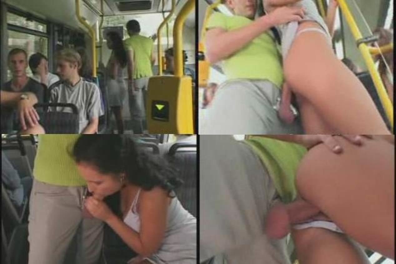 эротика трогает попу в автобусе фото 2