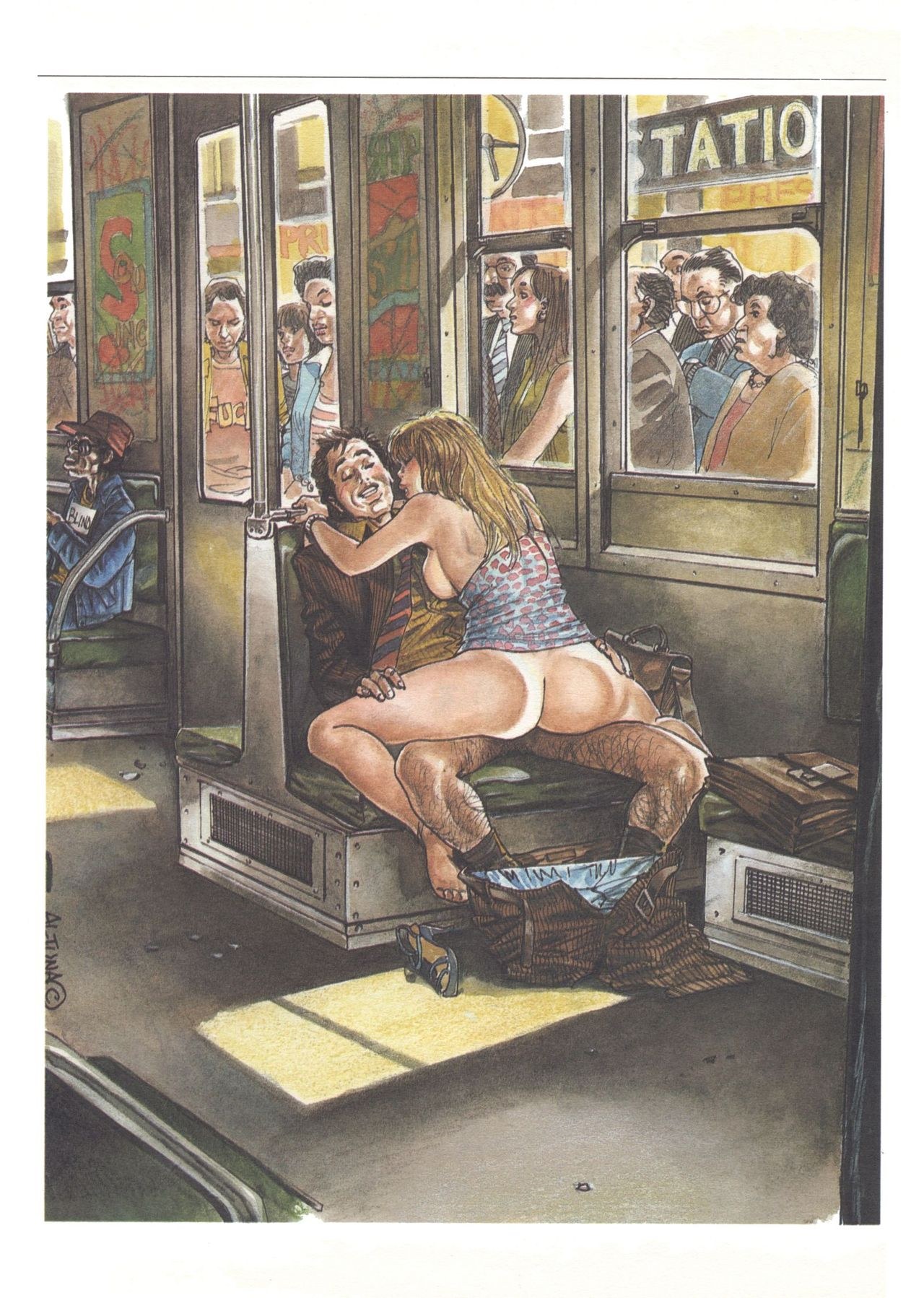 Порно комиксы эксгибиционистка фото 106