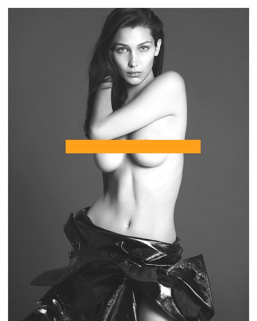 Bella Hadid топлесс
