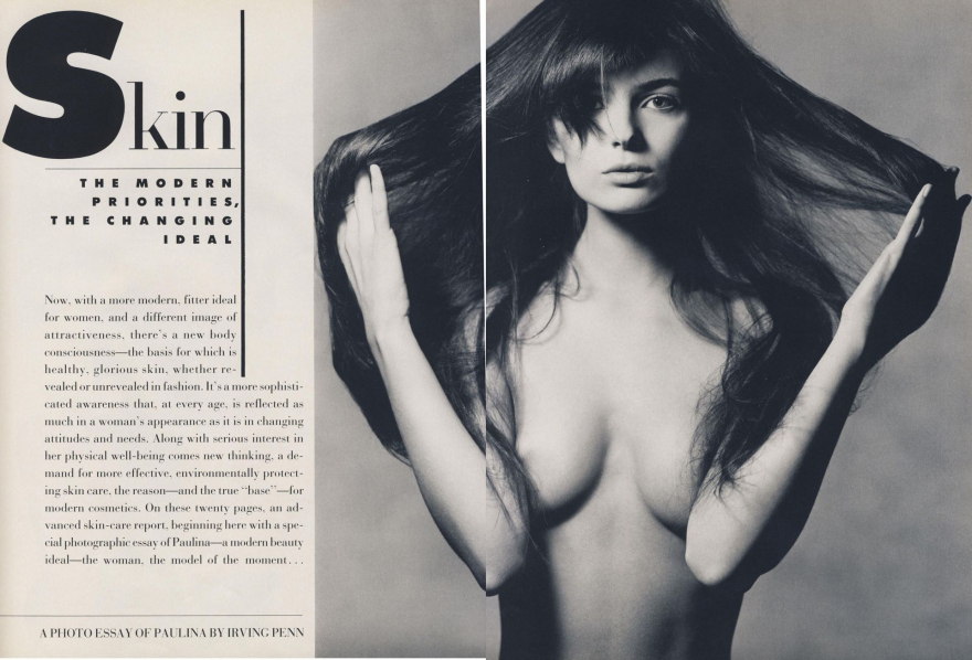 Paulina Porizkova Vogue 2021