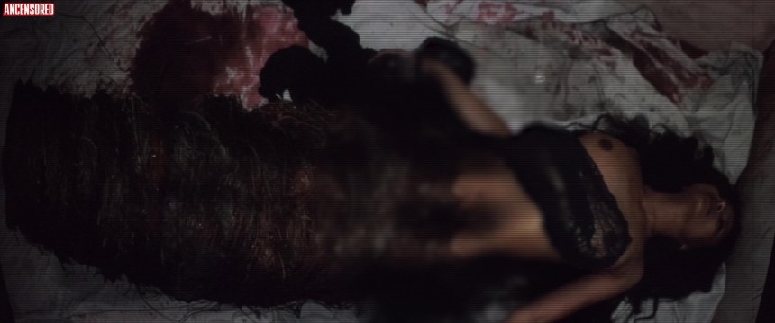 Naked Alexandra hay in the Love Machine ANCENSORED