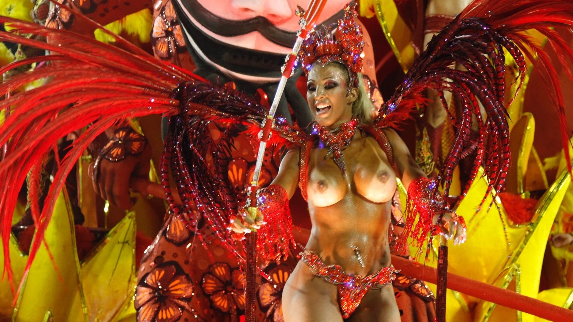 199 Brazil Carnival Nude Premium High Res Photos