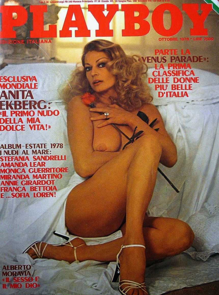 Актриса Анита Экберг голая