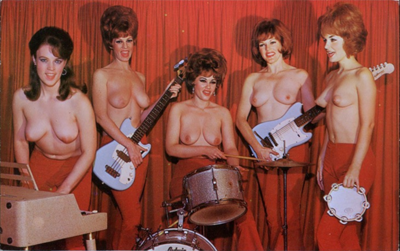 .Ladybirds topless Band
