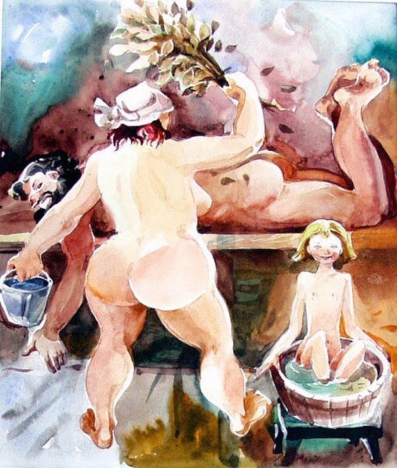 Эротические комиксы о бане