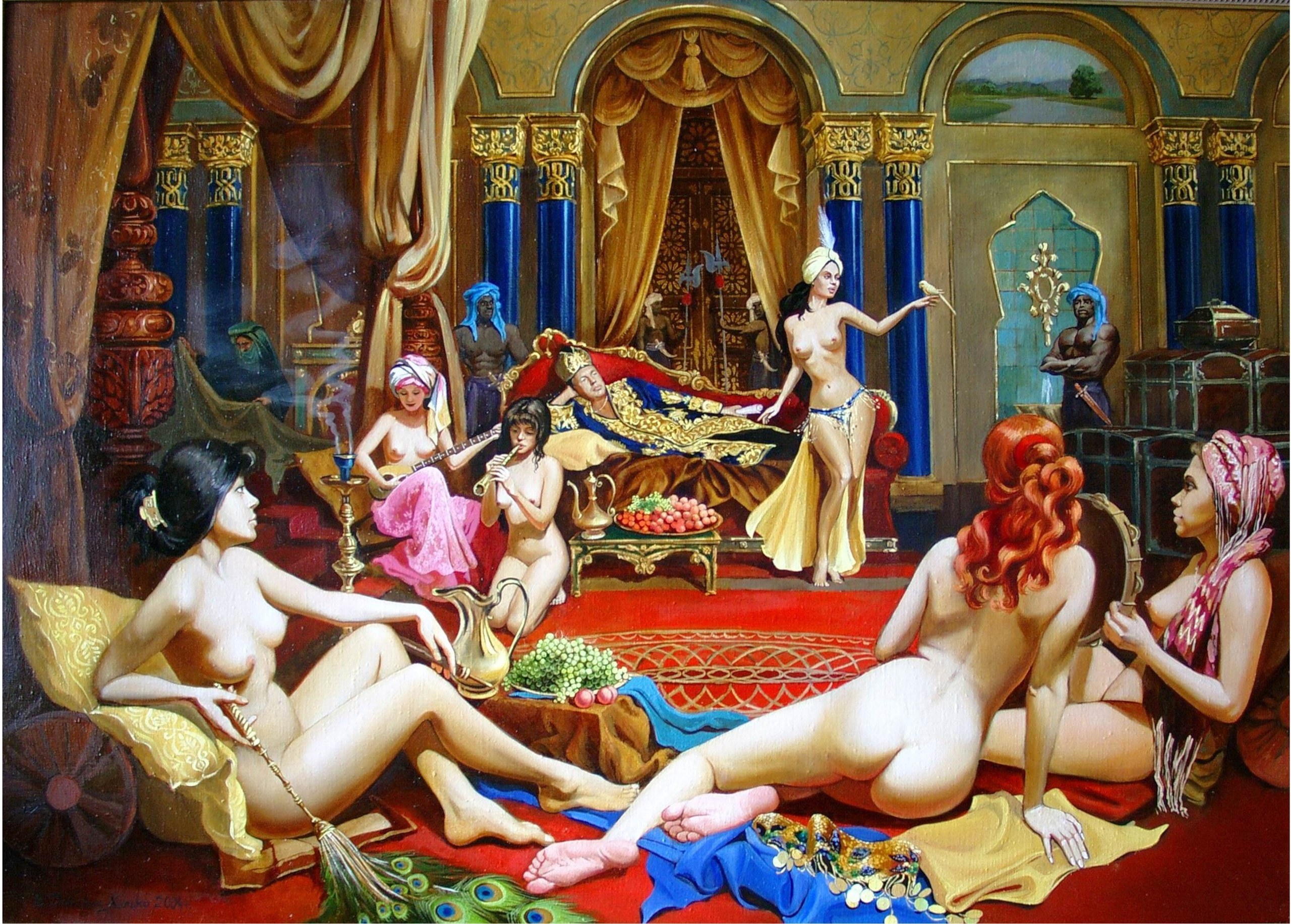 Erotic story harem girl bred by the sultan