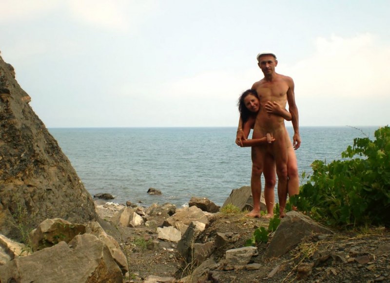Отсос на пляже Любительское