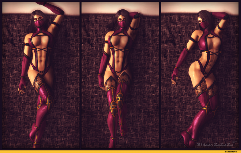 MK 11 Китана арт голая Китана