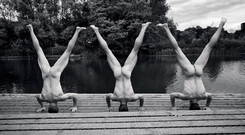 Naked Peat Cutters Calendar Lewis Scotland