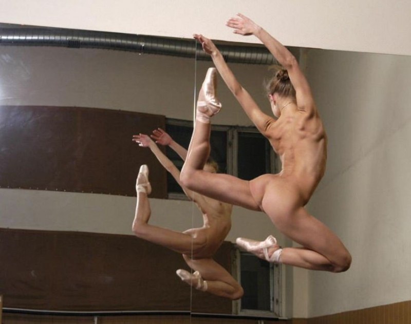 Naked gymnast балерина Ирина