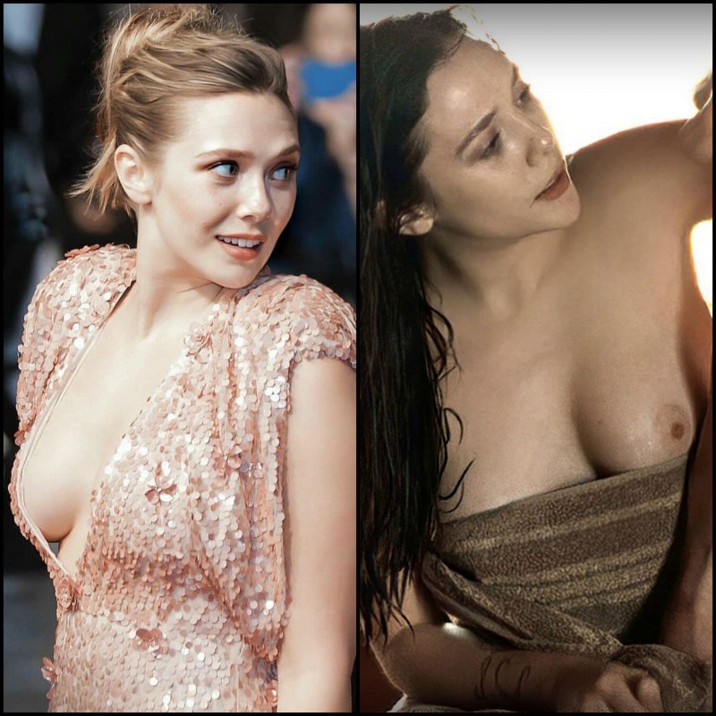 Элизабет Олсен грудь nude