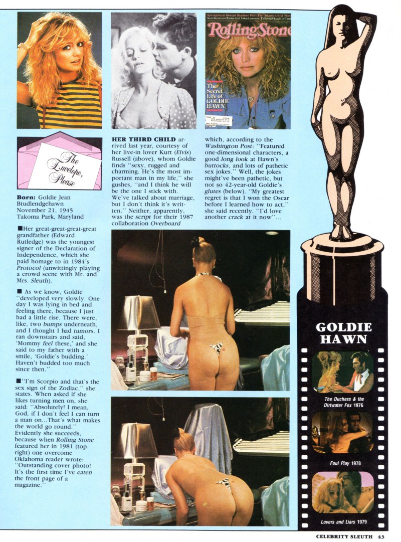 Goldie Hawn get cock