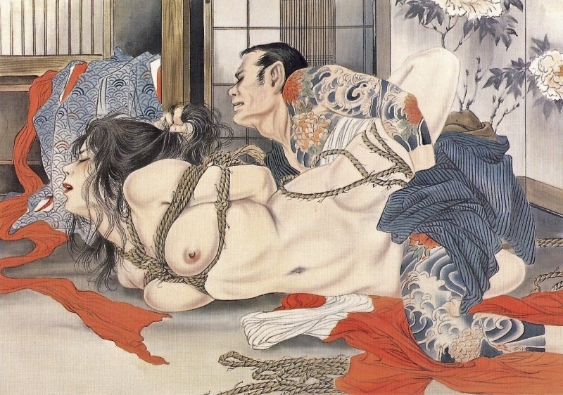 Ozuma Kaname 2 женщины шибари real sex