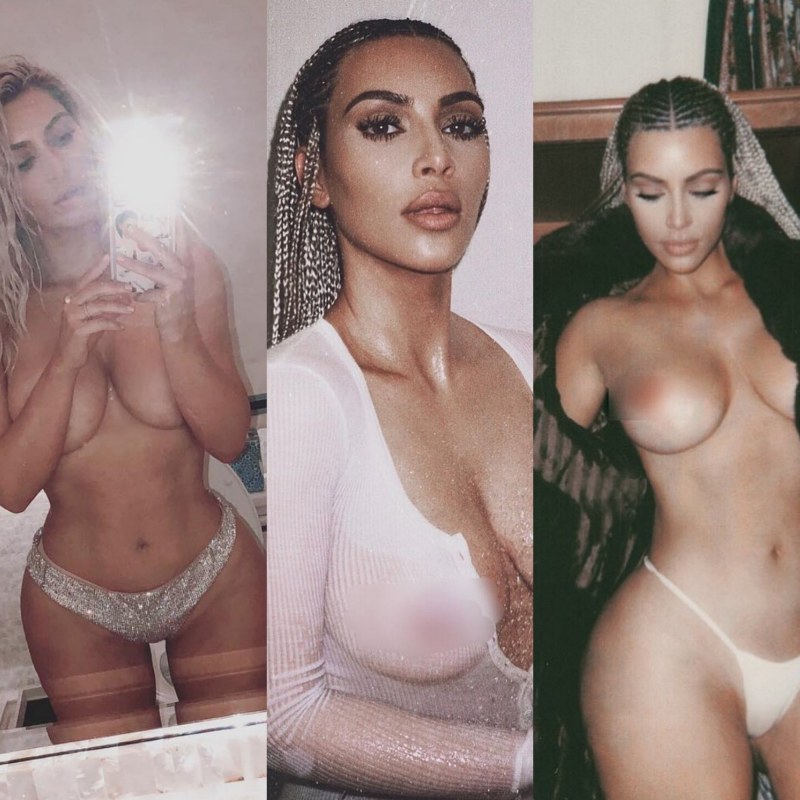 Ким Кардашян (Kim Kardashian) голая