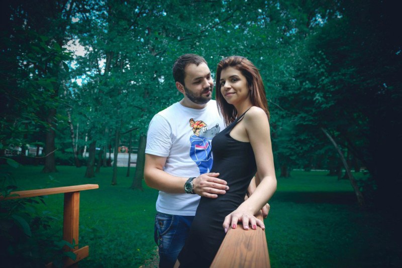 Алиана Гобозова с мужем