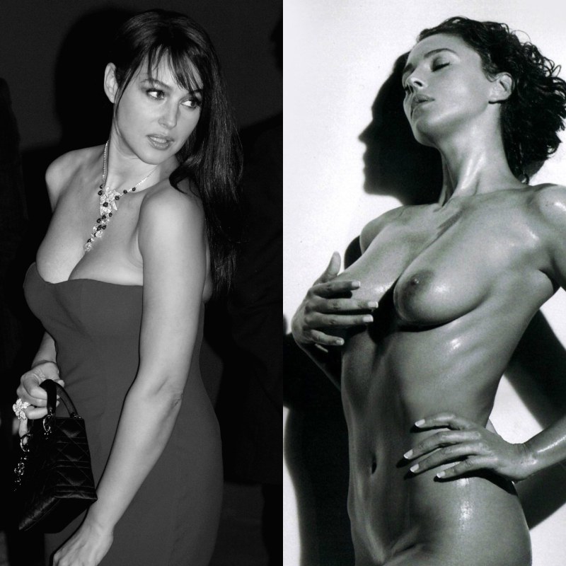 Моника Белуччи в молодости nude