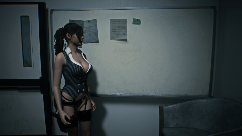 Resident Evil 2 +18 Клер Remake Клэр 18