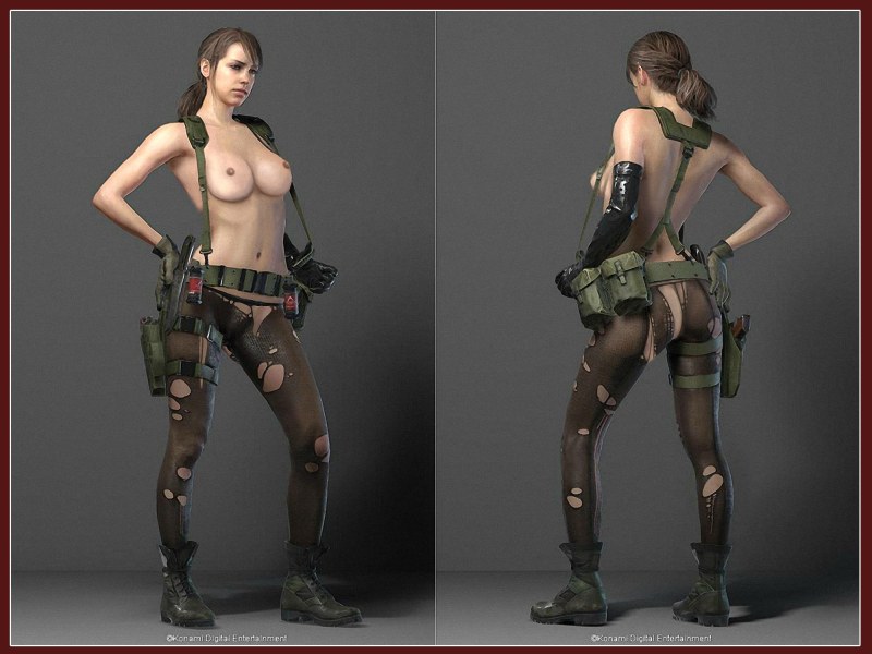 Metal Gear 5 Phantom Pain Квайет xxx